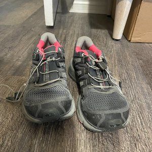 Solomon, water tight running shoes